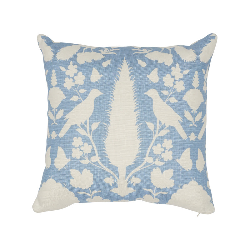 Chenonceau Pillow | Sky & White