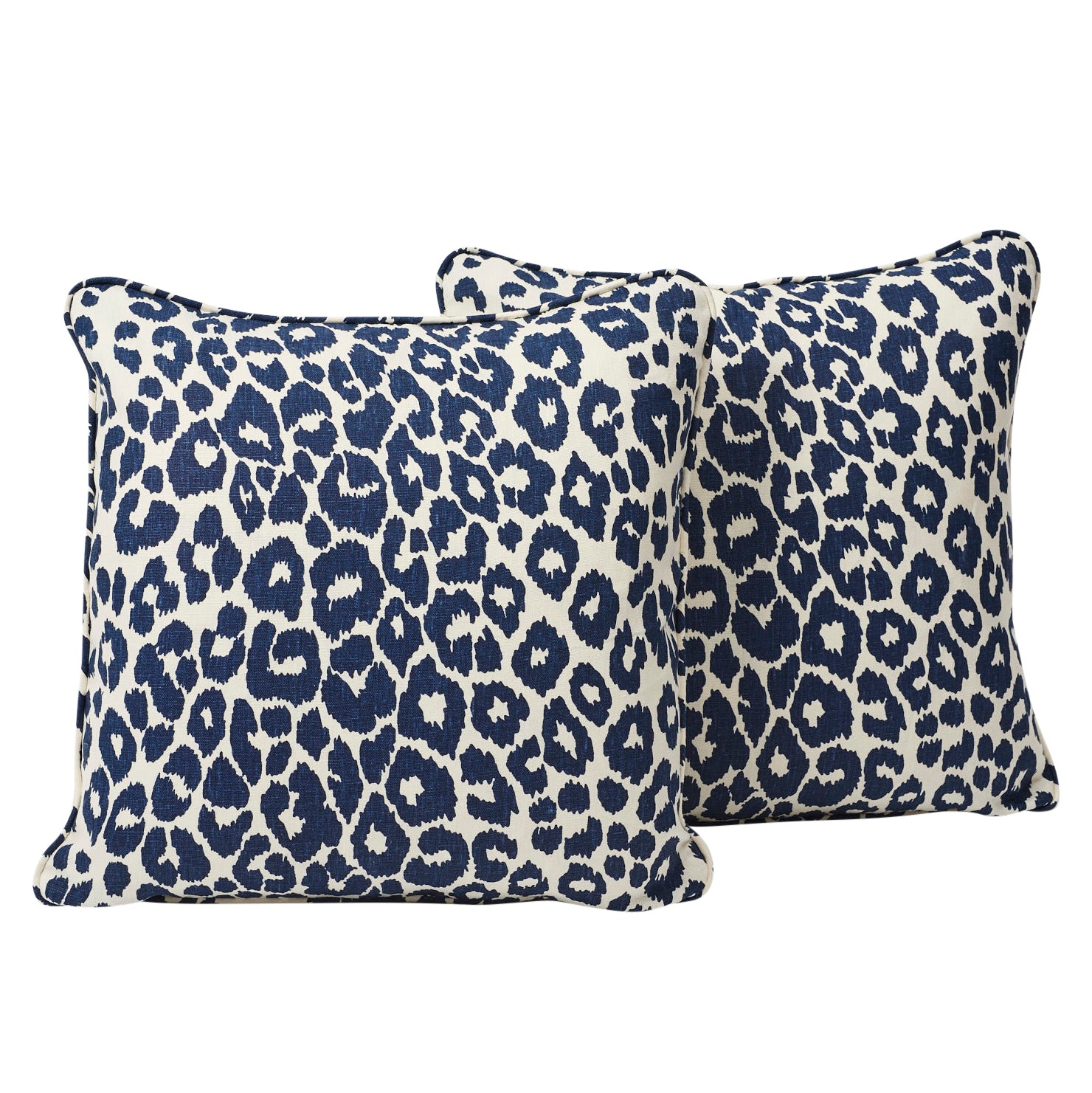 Iconic Leopard Pillow | Ink