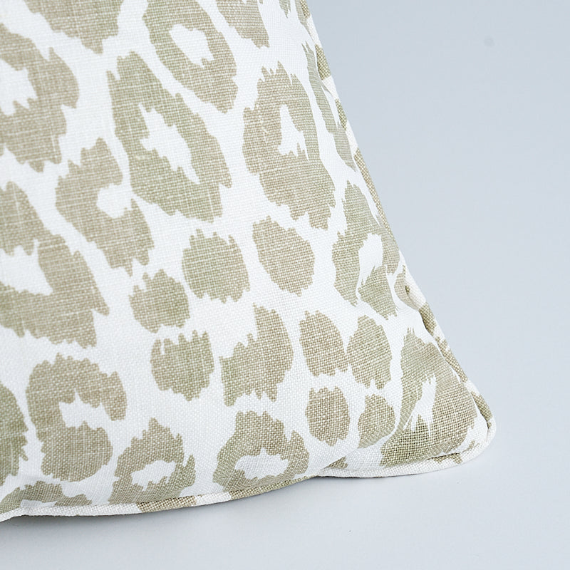 Iconic Leopard Pillow | Linen