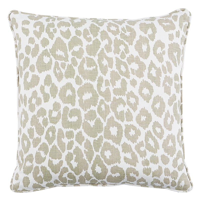 Iconic Leopard Pillow | Linen