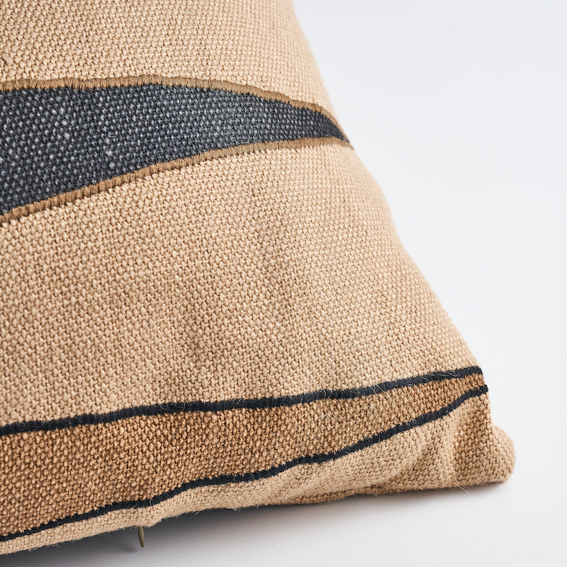 Moorea Pillow | Lava Black