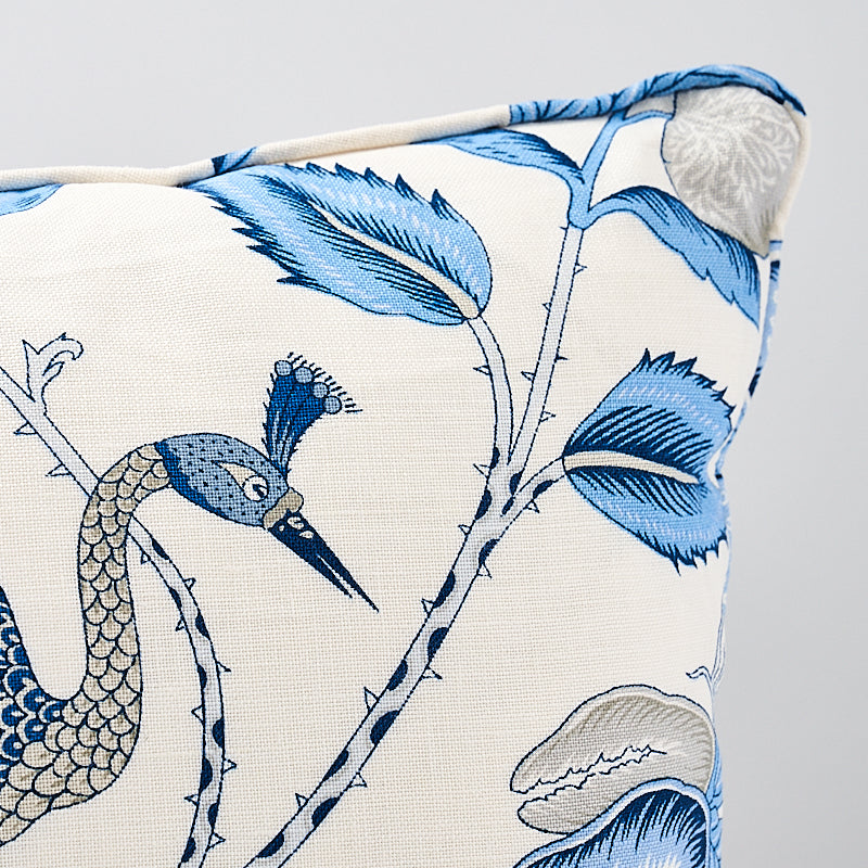 Campagne Pillow | Bleu & Gris