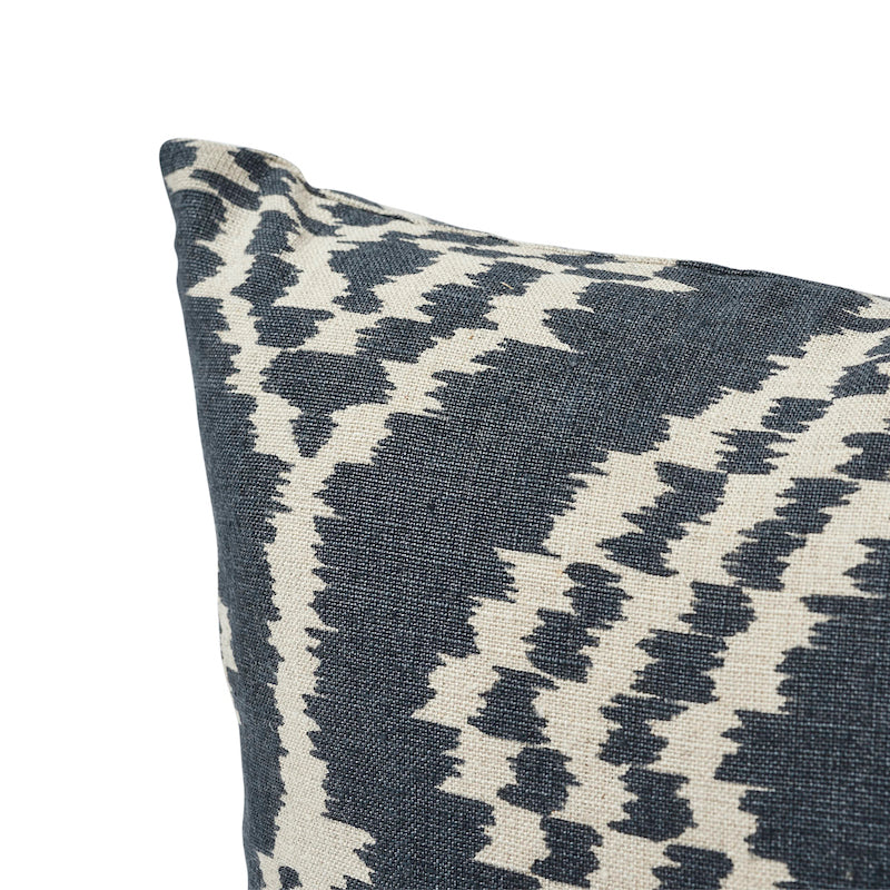 Asaka Ikat Pillow | Charcoal