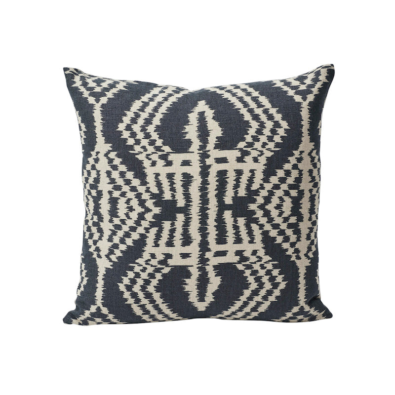 Asaka Ikat Pillow | Charcoal