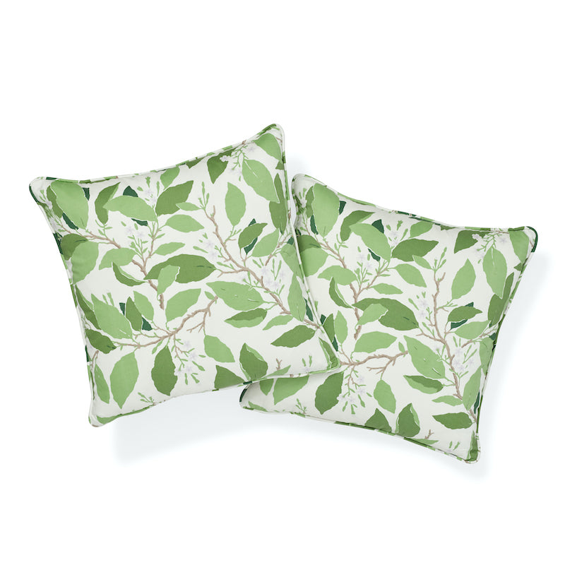 Dogwood Leaf Pillow | Ivory