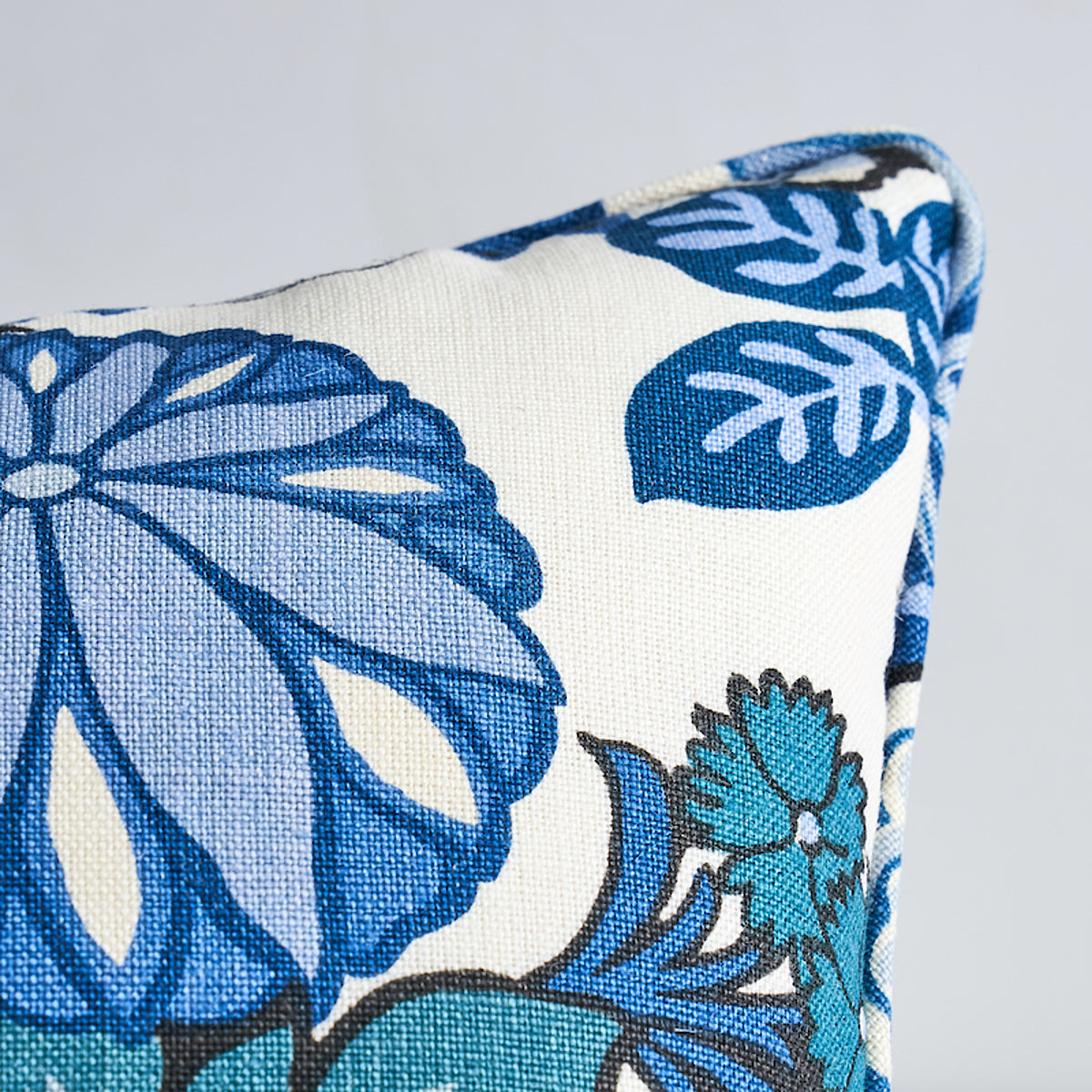 Chiang Mai Dragon I/O Pillow | China Blue