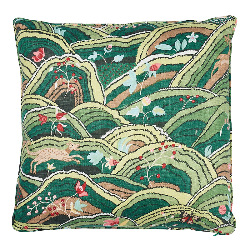 Rolling Hills Pillow | Green