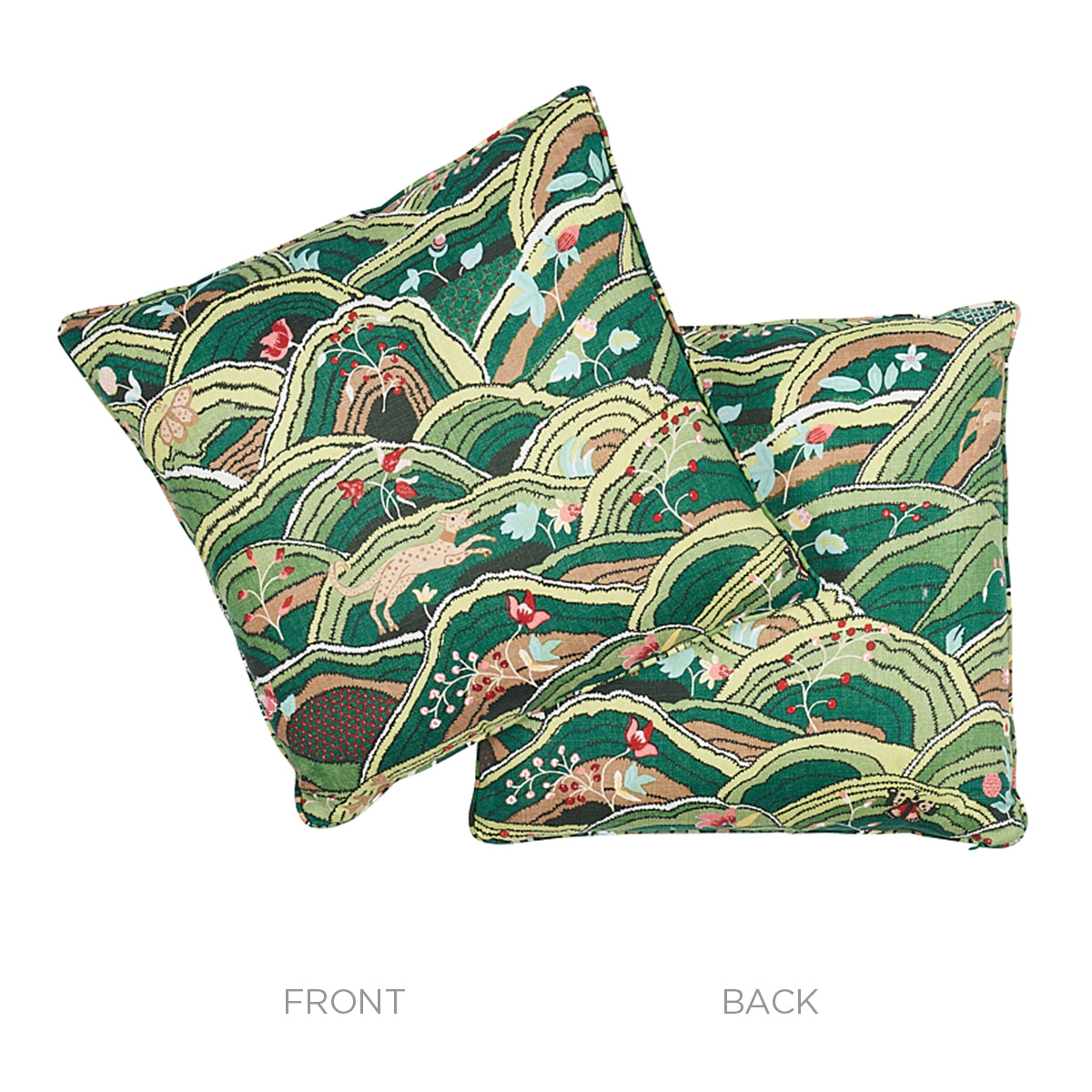 Rolling Hills Pillow | Green