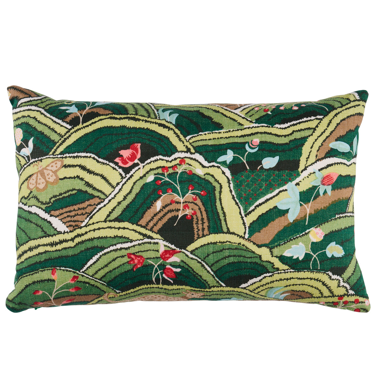 Rolling Hills Pillow | Green