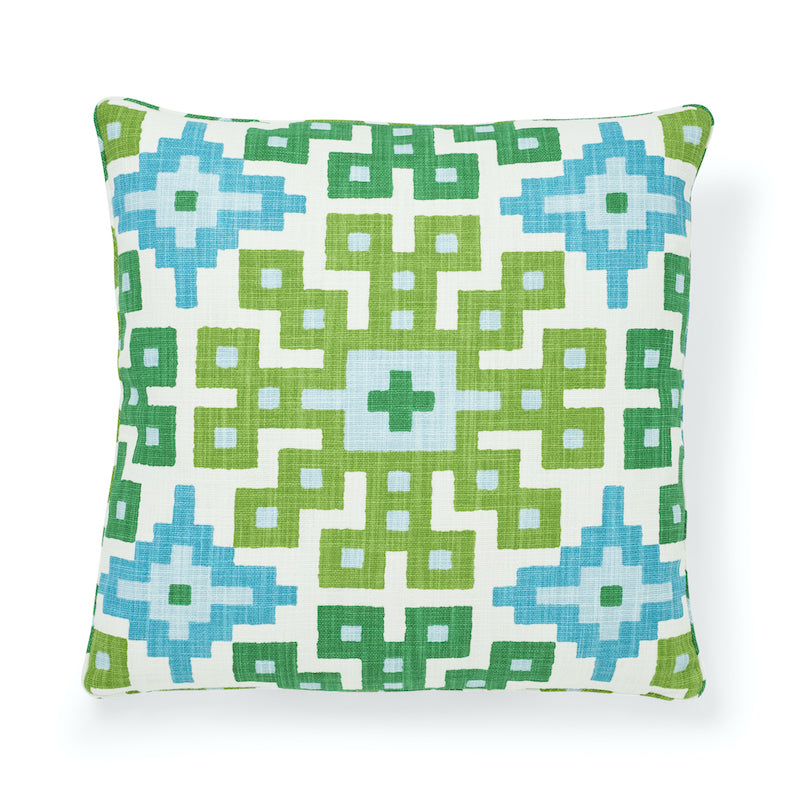 Palmetto Print Pillow | Lagoon