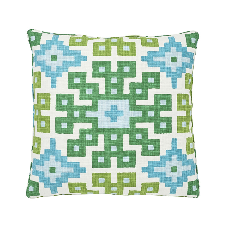 Palmetto Print Pillow | Lagoon