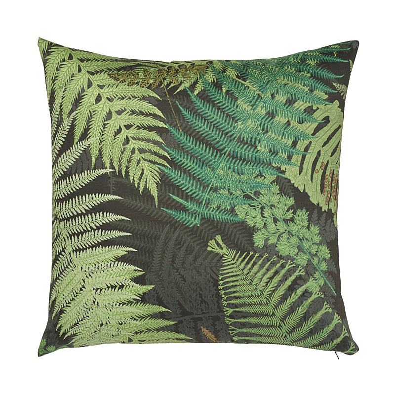 Fernarium Pillow | Green & Black