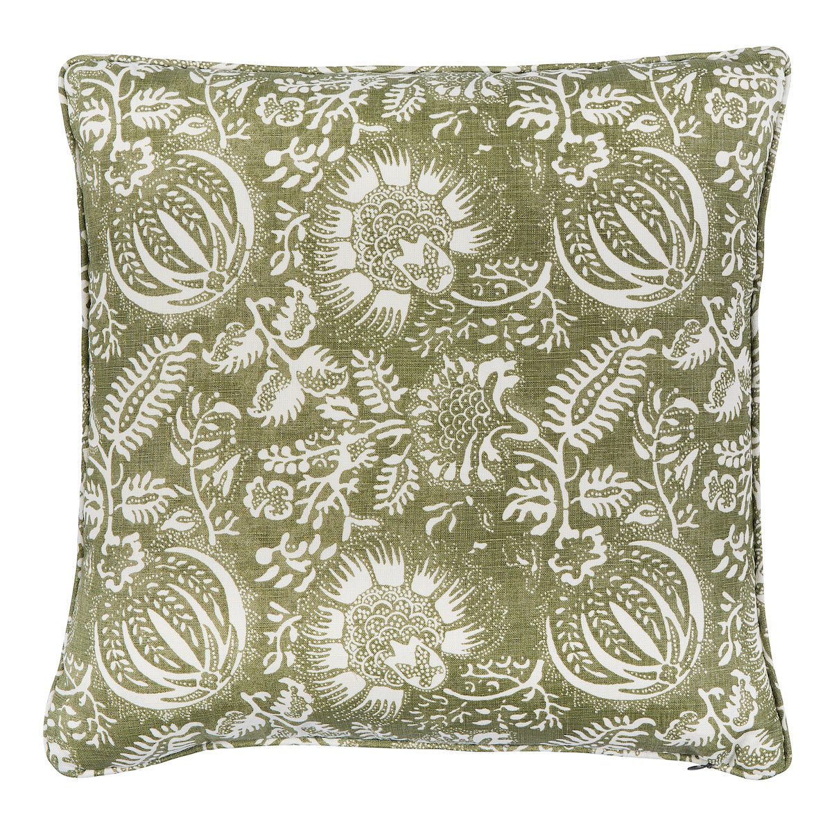 Pomegranate Print Pillow | Olive