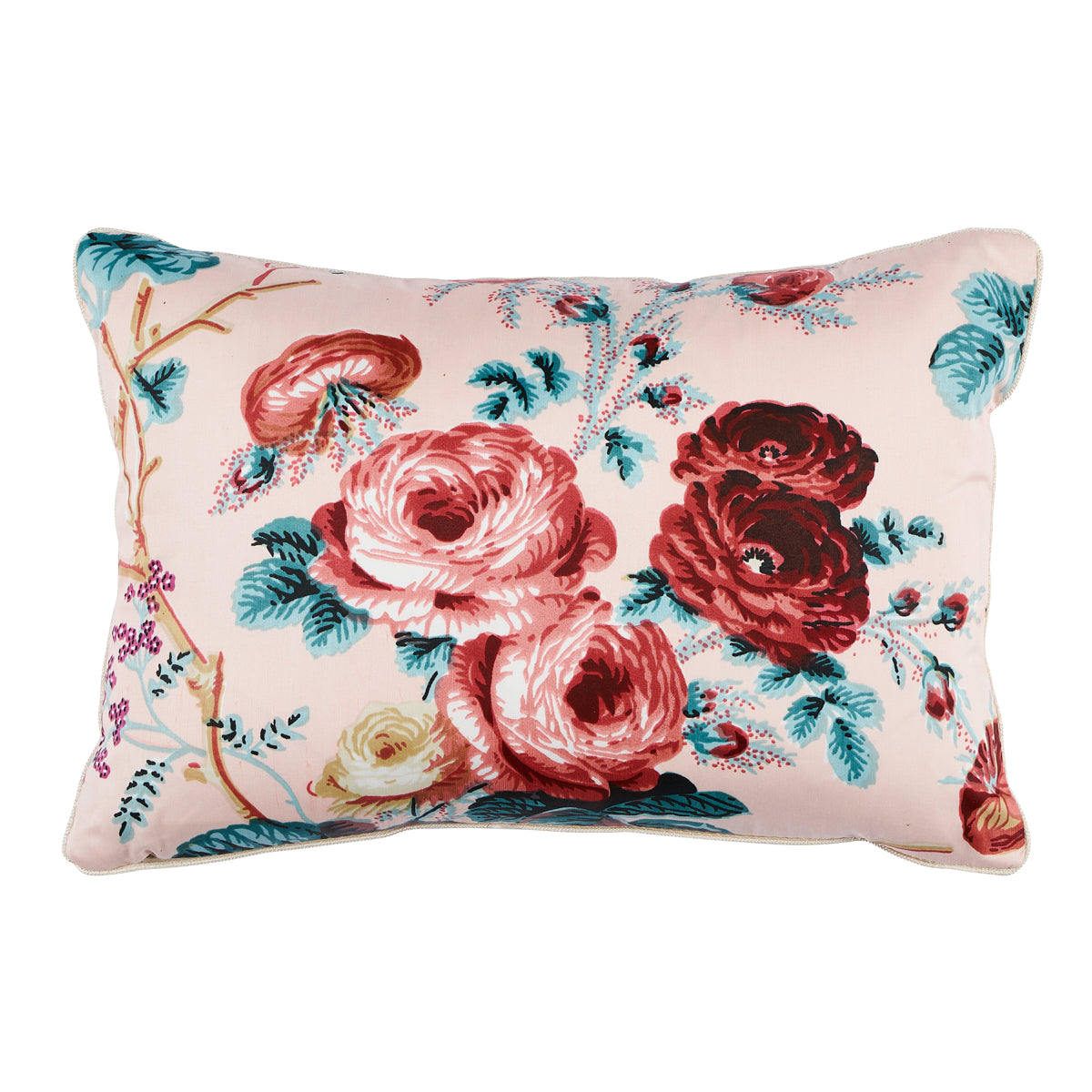 Salisbury Chintz Pillow | Rose
