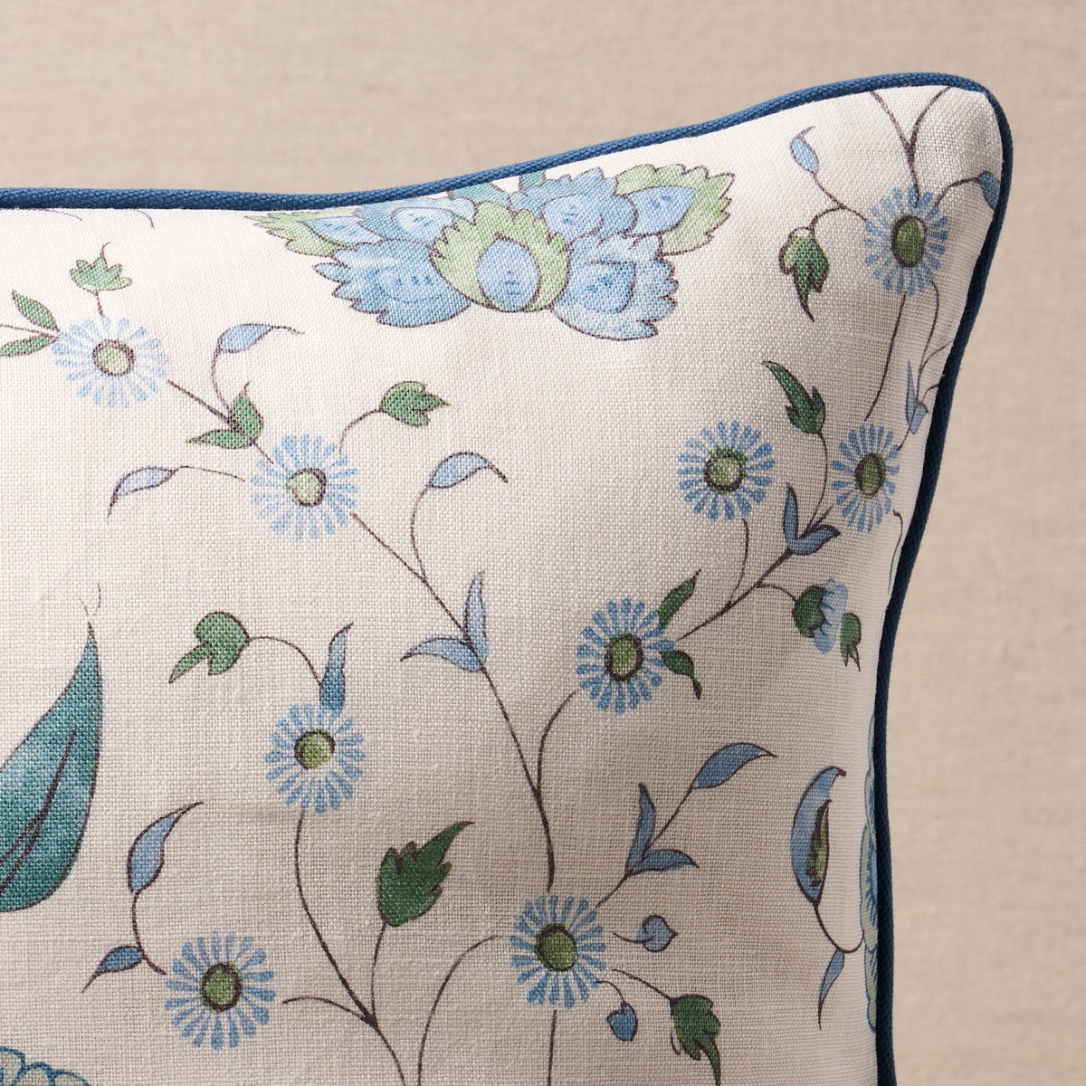 Khilana Floral Pillow | Peacock