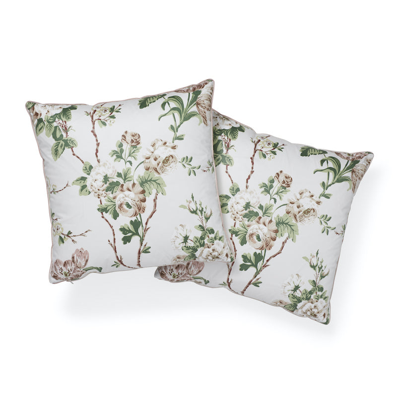 Betty Chintz Pillow | Pink & Green