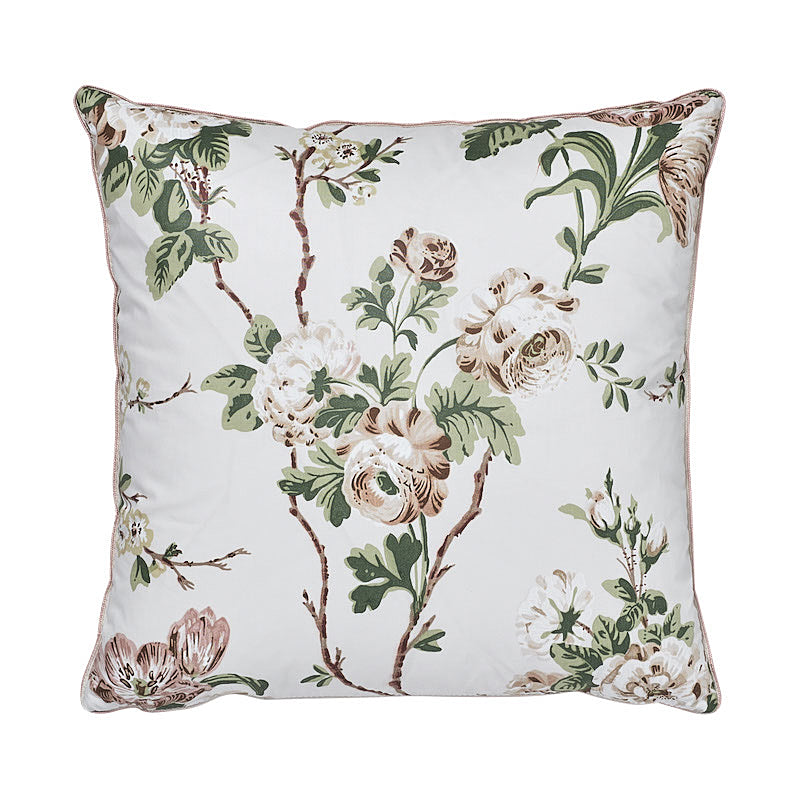 Betty Chintz Pillow | Pink & Green