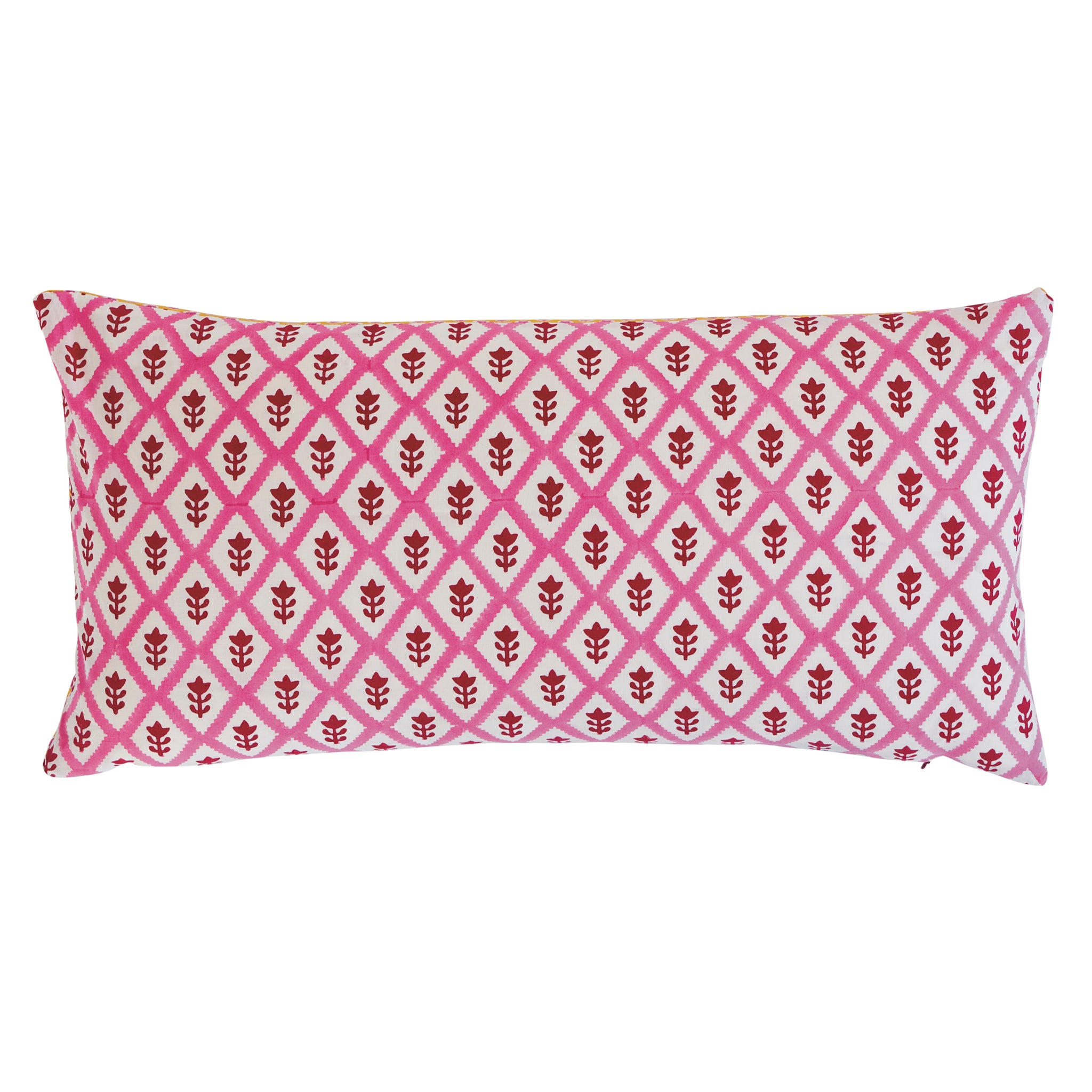 Buti & Tuk Tuk Pillow | Pink & Yellow