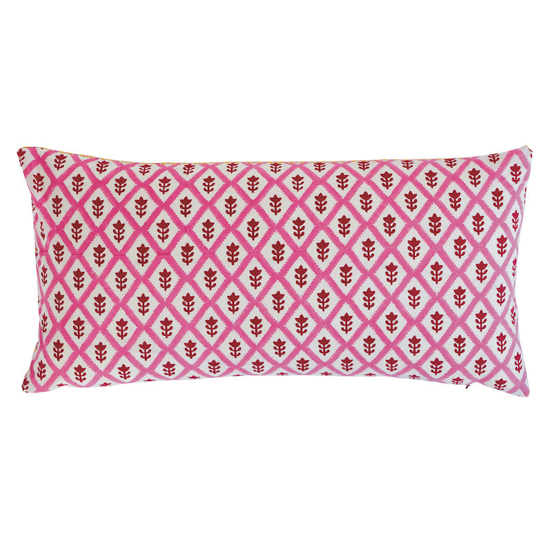 Buti & Tuk Tuk Pillow | Pink & Yellow