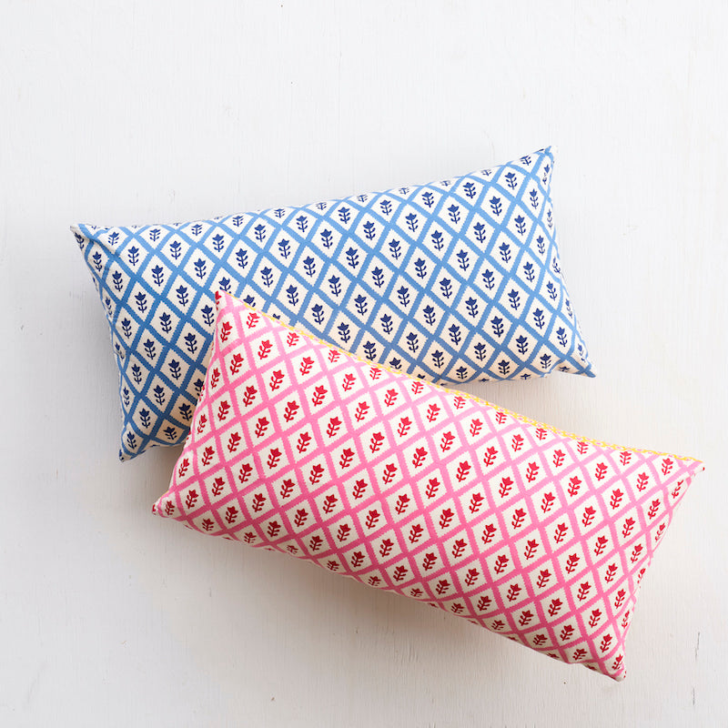 Bagru & Buti Pillow | Blue