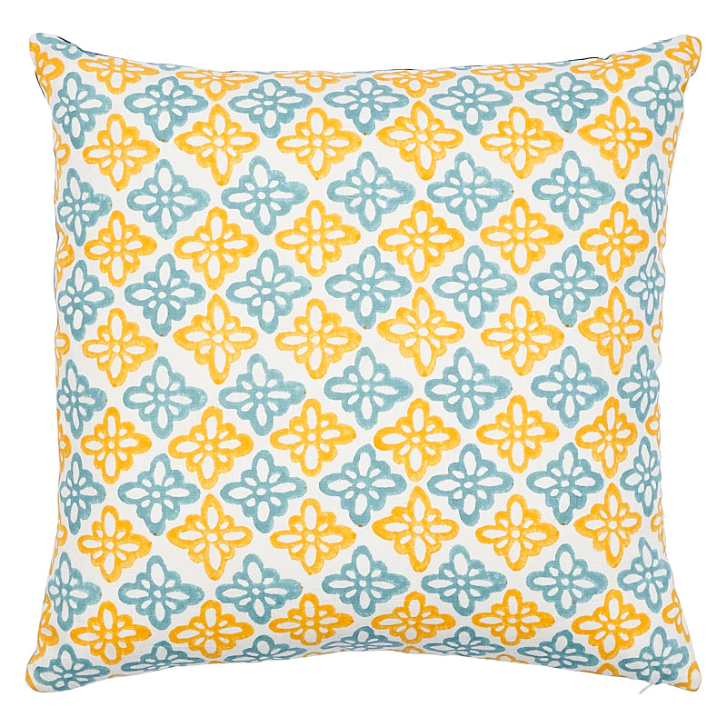 Pattee & Luna Pillow | Tumeric & Blue