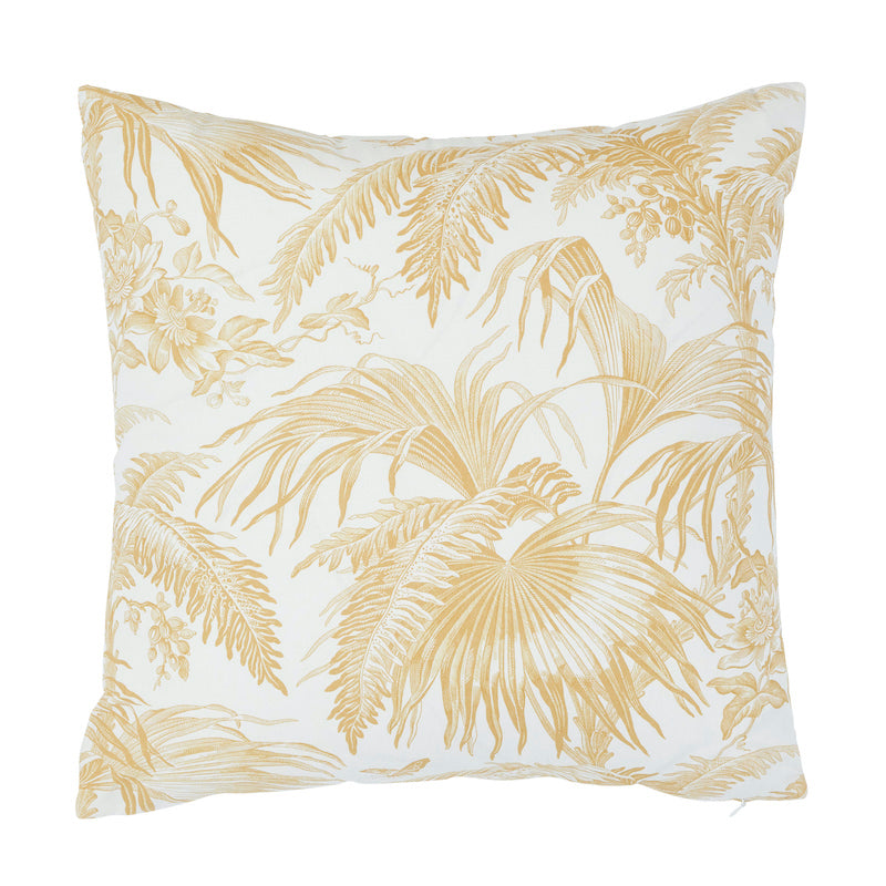 Toile Tropique Pillow | Gold