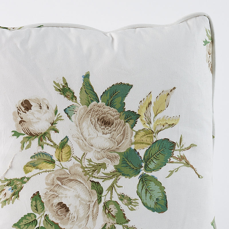 Loudon Rose Pillow | Ivory
