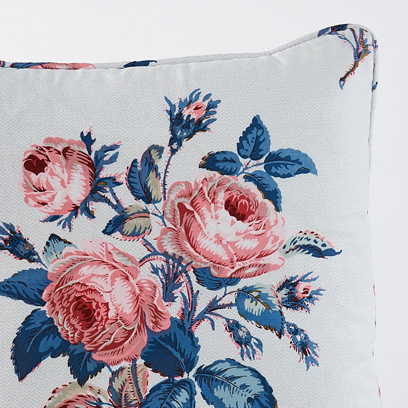 Loudon Rose Pillow | Rose & Blue