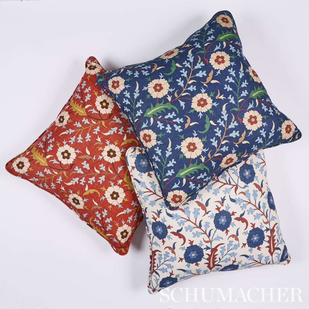 Floralia Pillow | Indigo