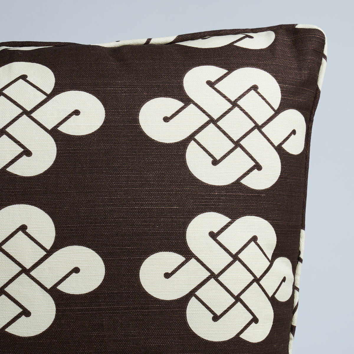 Penelope Knot Pillow | Brown