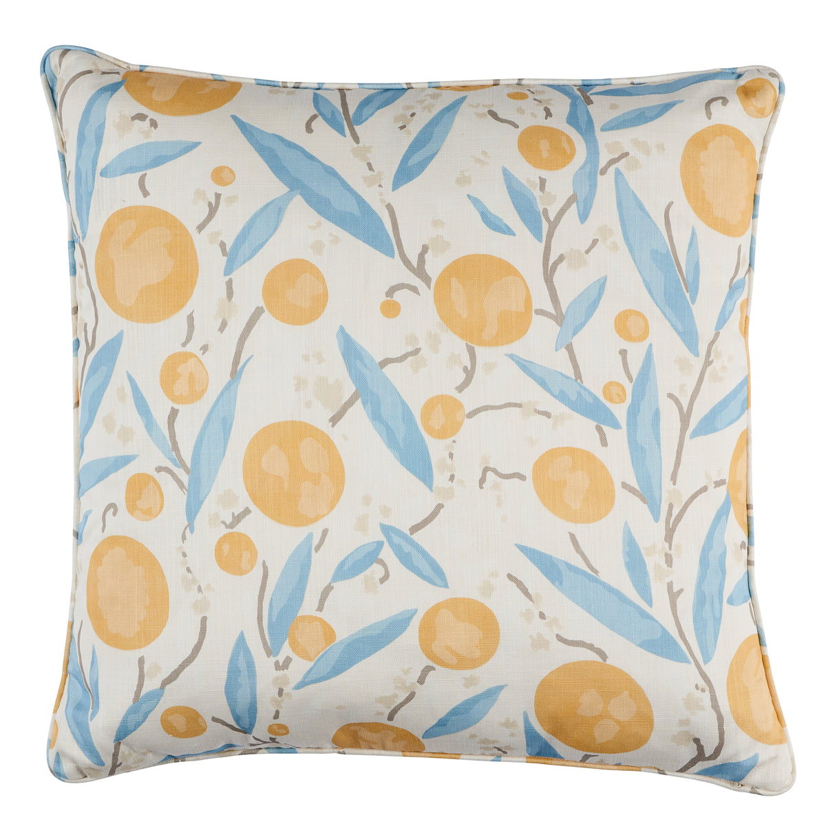 Mirabelle Pillow | Yellow & Sky