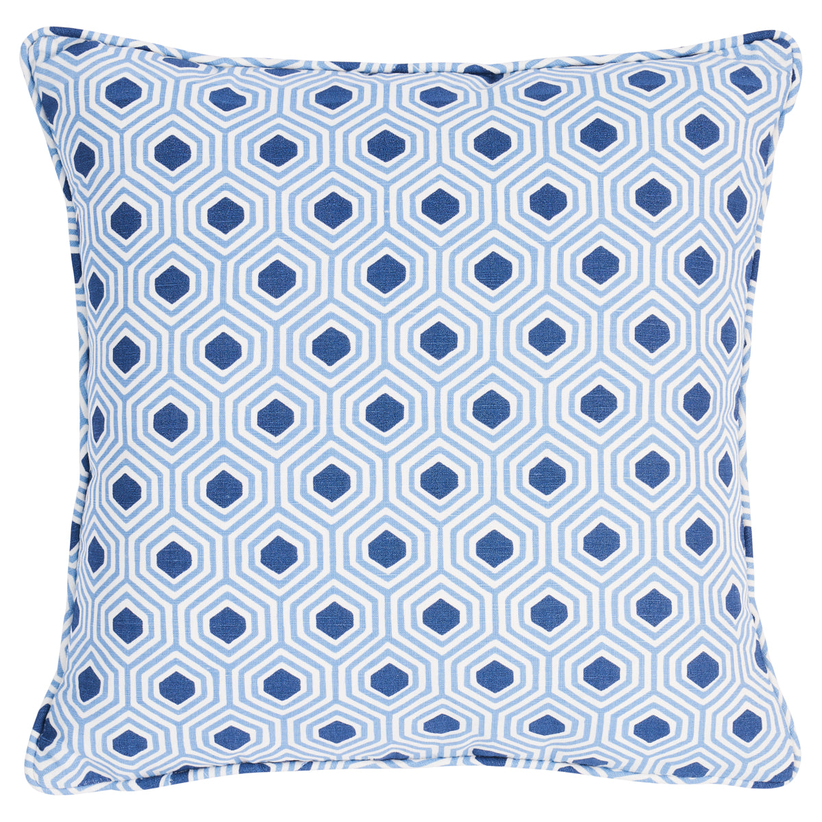 Otis Hand Print Pillow | Blue
