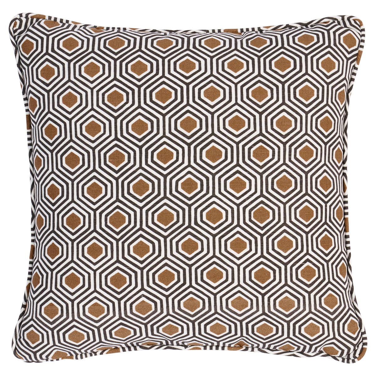 Otis Hand Print Pillow | Dark Neutral