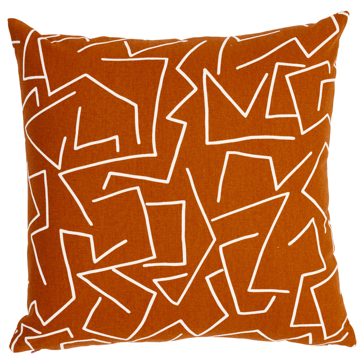 Tangent Print Pillow | Saffron