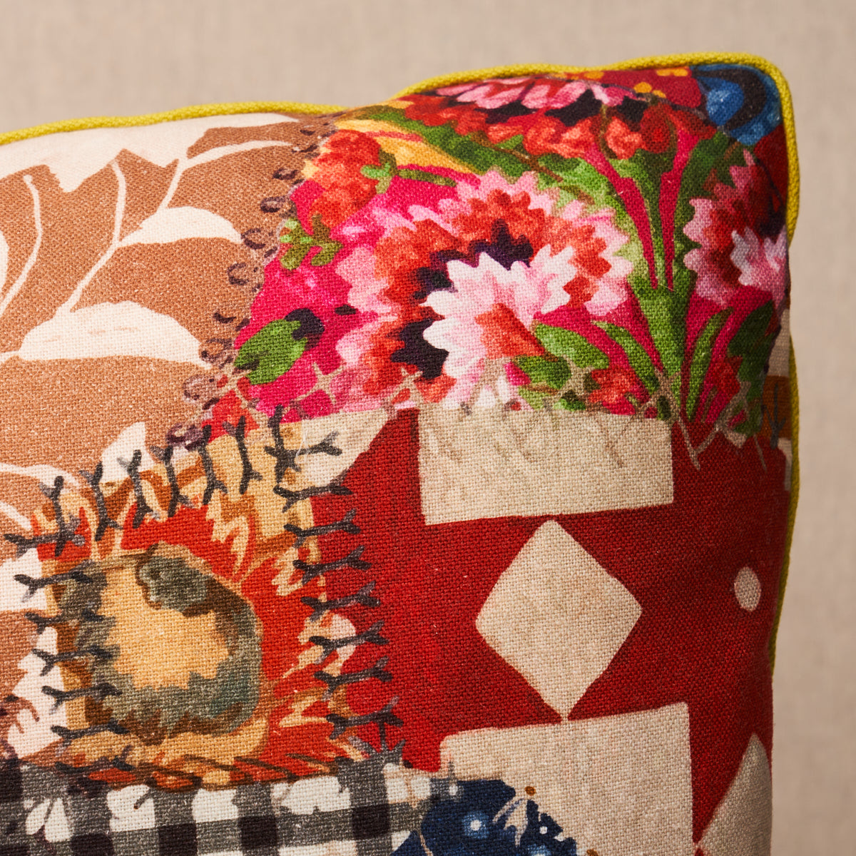 Hotch Potch Crazy Quilt Pillow | Document