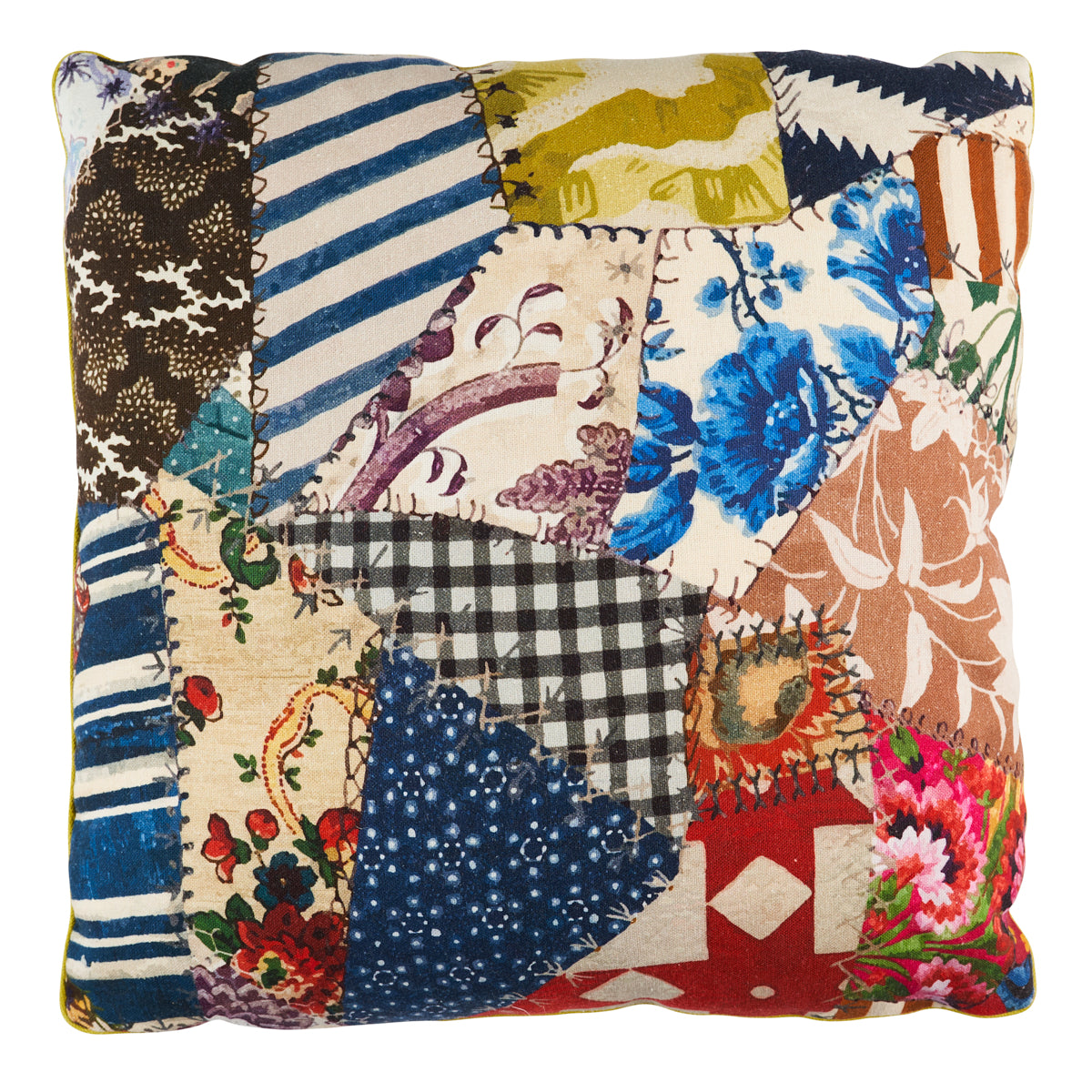 Hotch Potch Crazy Quilt Pillow | Document