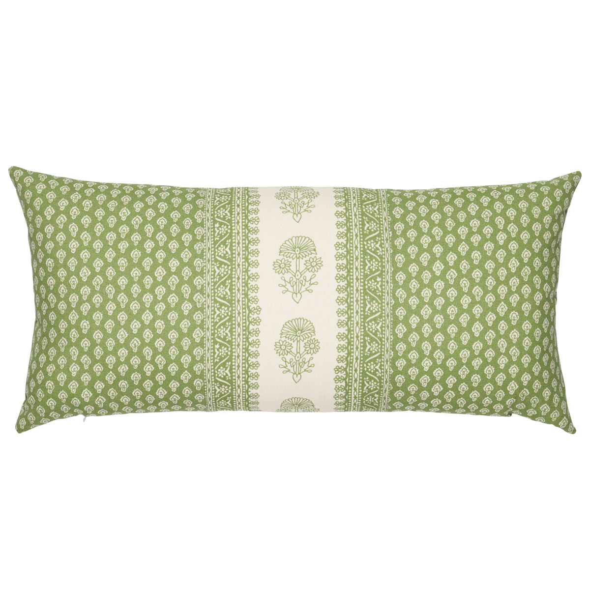 Hyacinth I/O Pillow | Leaf Green