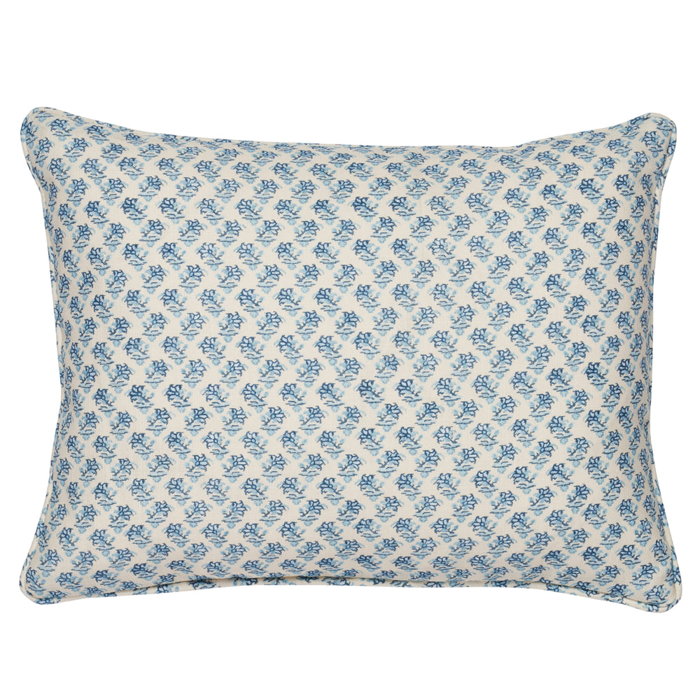 Oleander I/O Pillow | Indigo