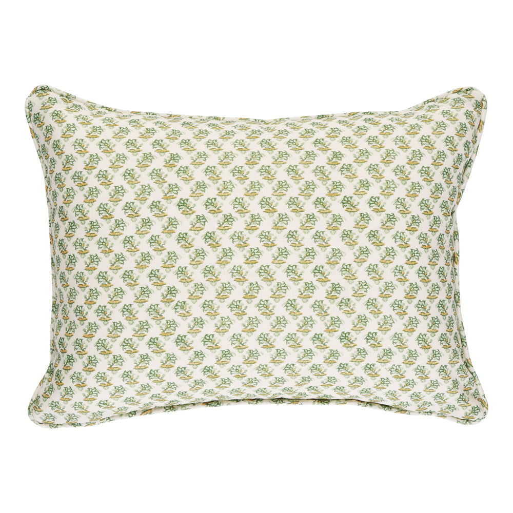 Oleander I/O Pillow | Leaf Green