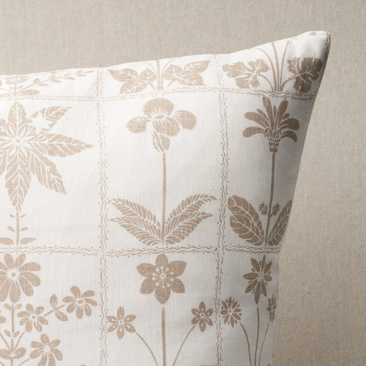 Georgia Wildflowers Pillow | Neutral