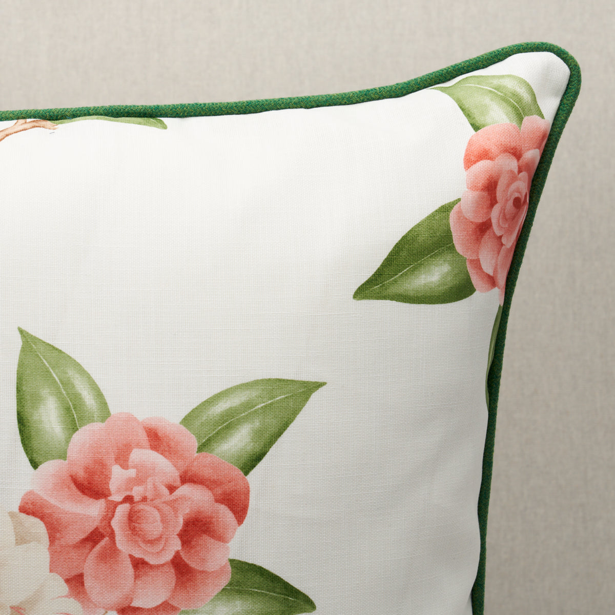 Casablanca Floral I/O Pillow | Coral