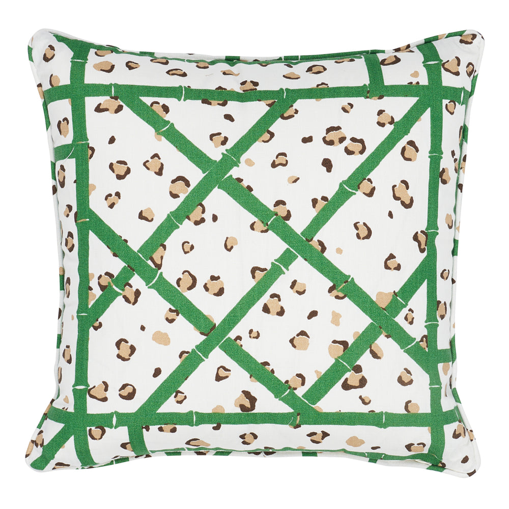 Fancy Beast I/O Pillow | Safari Green