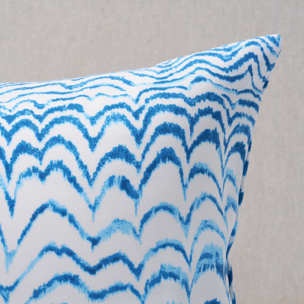 Ink Wave Print I/O Pillow | Indigo