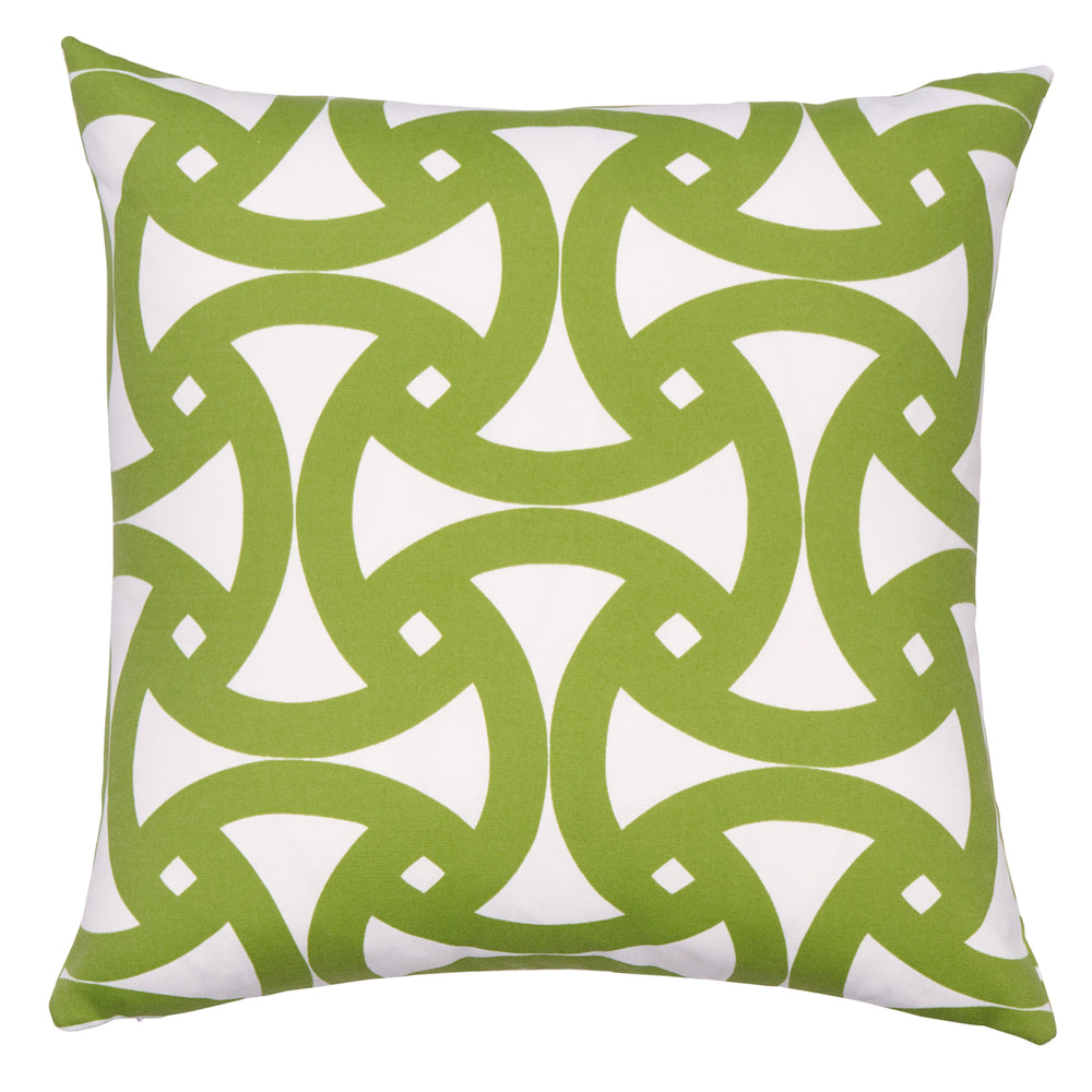 Santorini Print I/O Pillow | Fern
