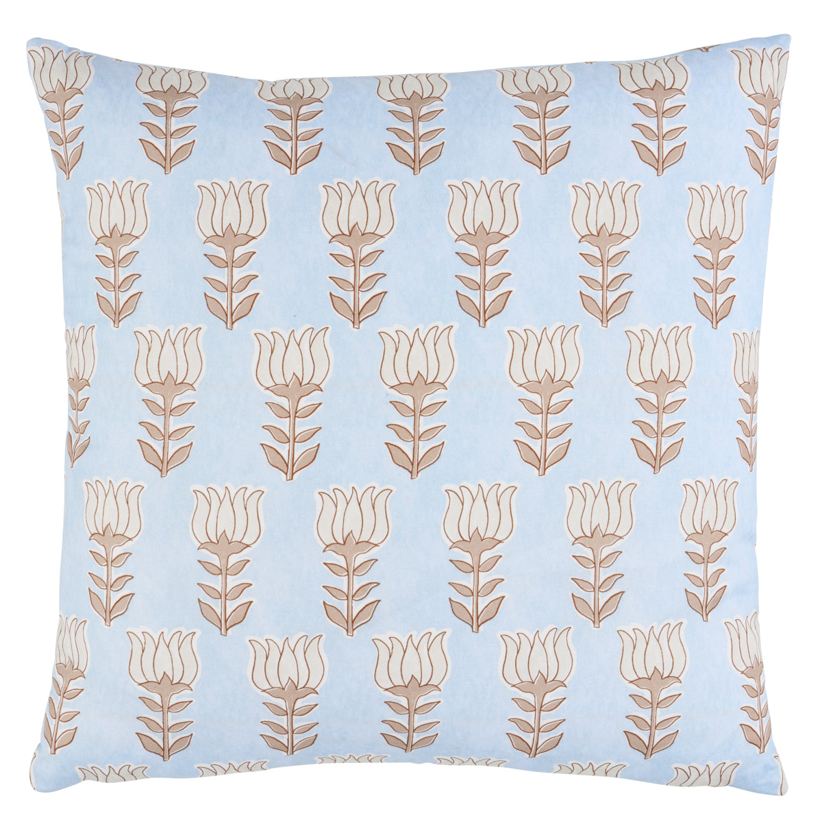 Mia Tulip Pillow | Sky & Sand