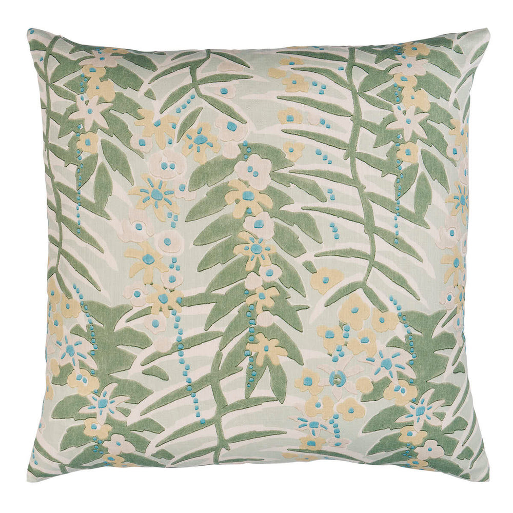 Ashbee Botanical Pillow | Aqua