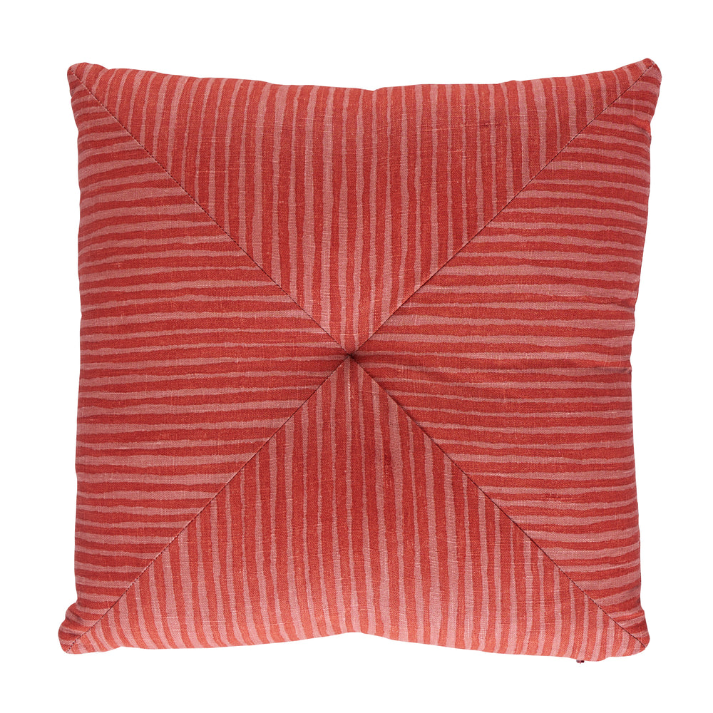 Hallucination Tufted Pillow | Coral