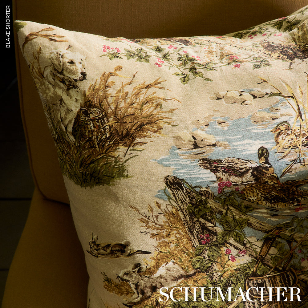 Dog & Duck Pillow | Alabaster