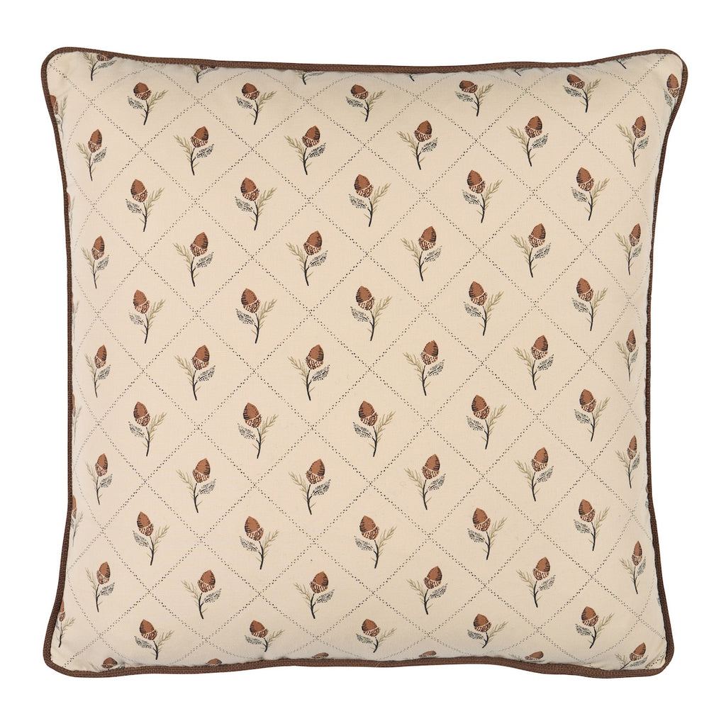 Holden Hand Print Pillow | Flax