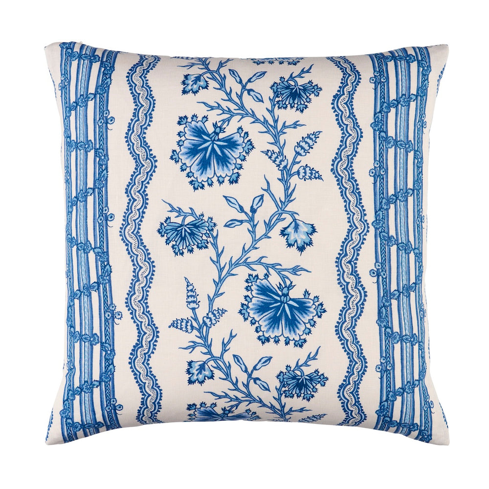 Parvati Floral Stripe Pillow | Delft